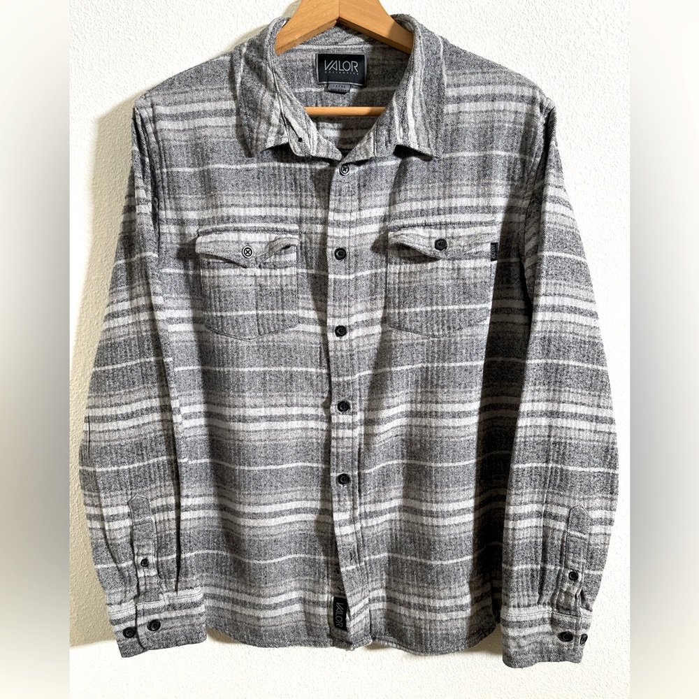 Valor Collective (flannel feel) thick warm grunge shacket skate surf unisex soft